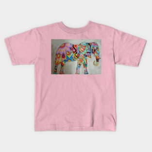 Watercolor Elephant Kids T-Shirt